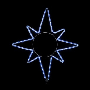 

Гирлянда внешняя DELUX MOTIF Star 0,65*0,75м 8 flash белый IP 44 EN
