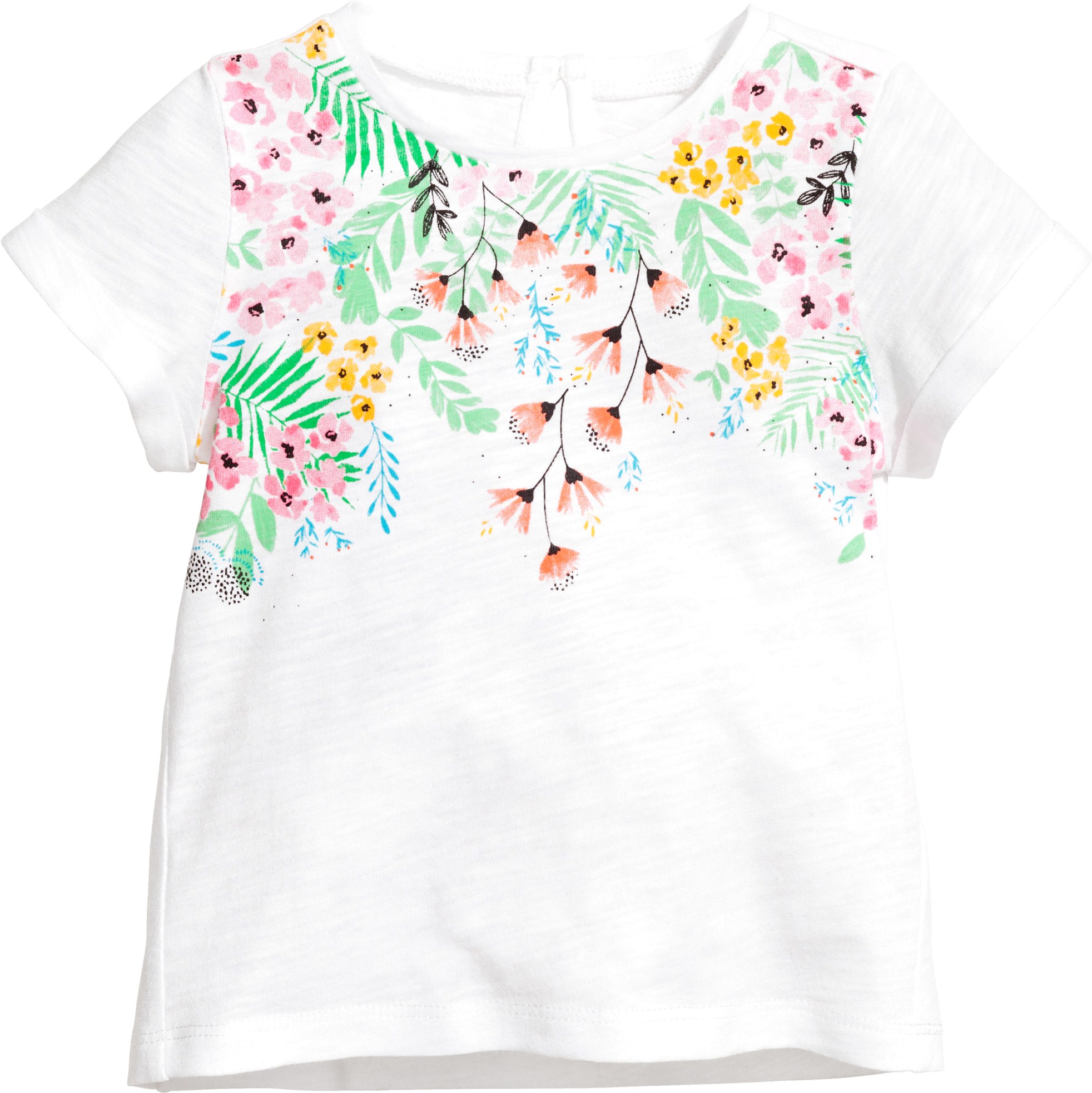 

Футболка H&M 5hm03200137 74 см Белая