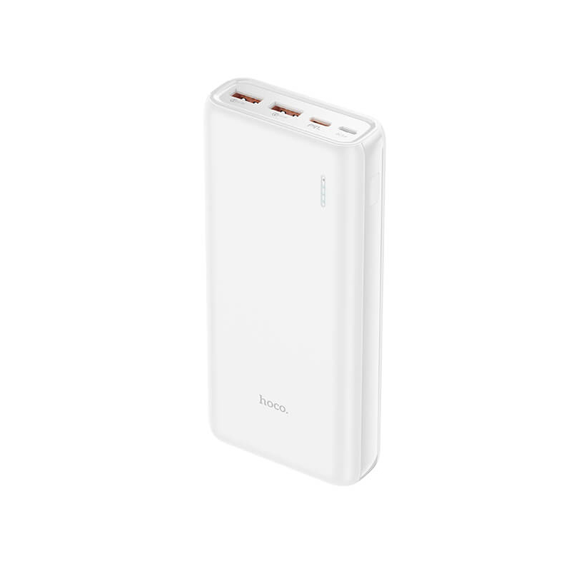 

УМБ Powerbank HOCO Premium fully compatible power bank J80A 20000mAh |2USB/1Type-C, 22.5W, 5A, QC/PD| white