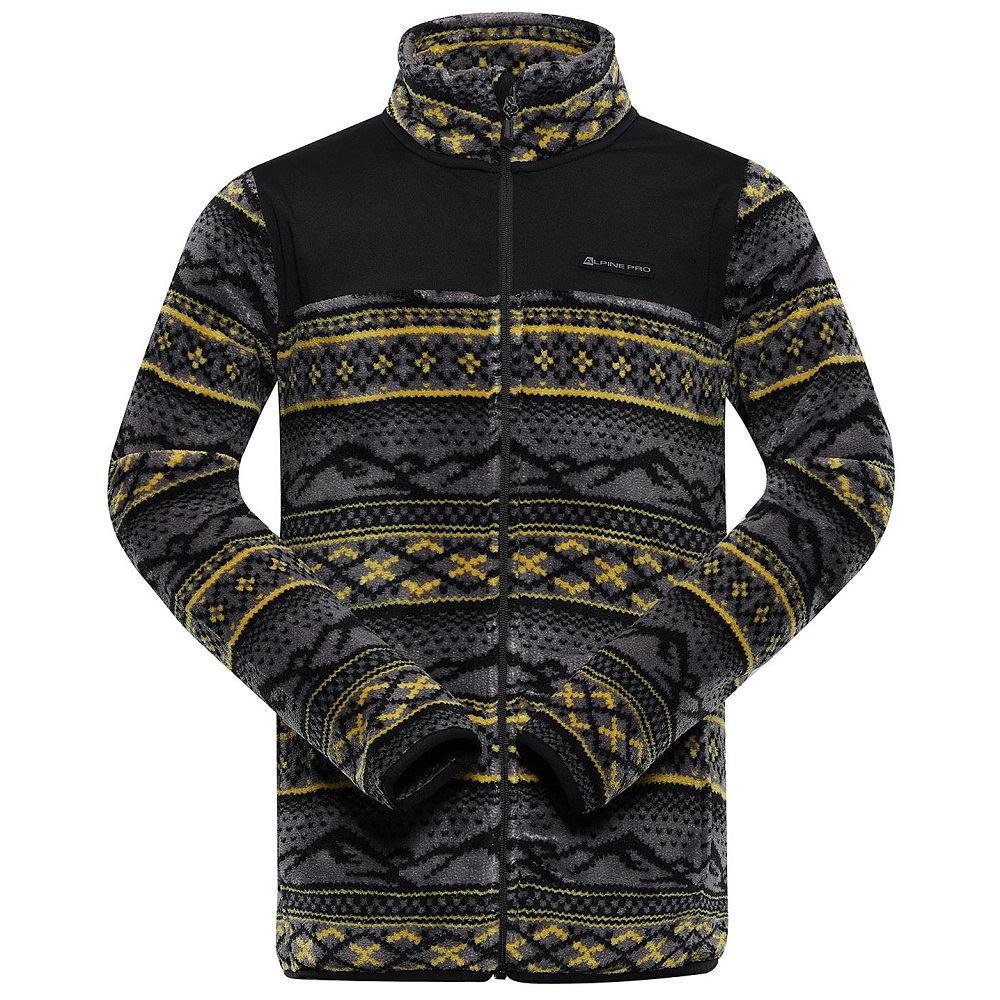 

Фліс Alpine Pro Elk 7 чоловічий S чорний/жовтий