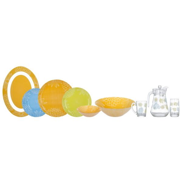 

Столовый сервиз Luminarc Simply Gardenia на 6 персон (46 единиц) N2225