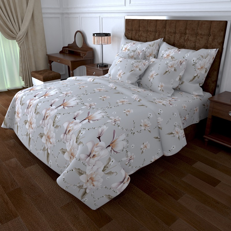 

Комплект постельного белья Уютная Жизнь Бязь Голд Семейный 150x220x2 (K-G-N-7151)