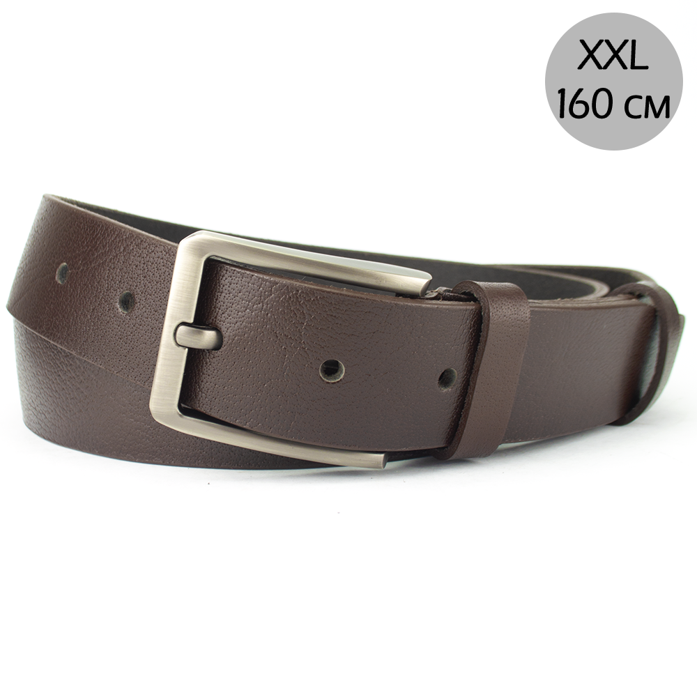 

Ремень кожаный мужской батал PS-4014 коричневый XXL (160 см)