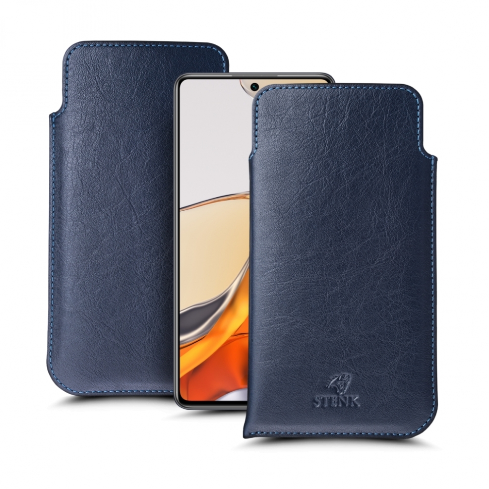 

Футляр Stenk Elegance для Xiaomi 11T Pro Синий