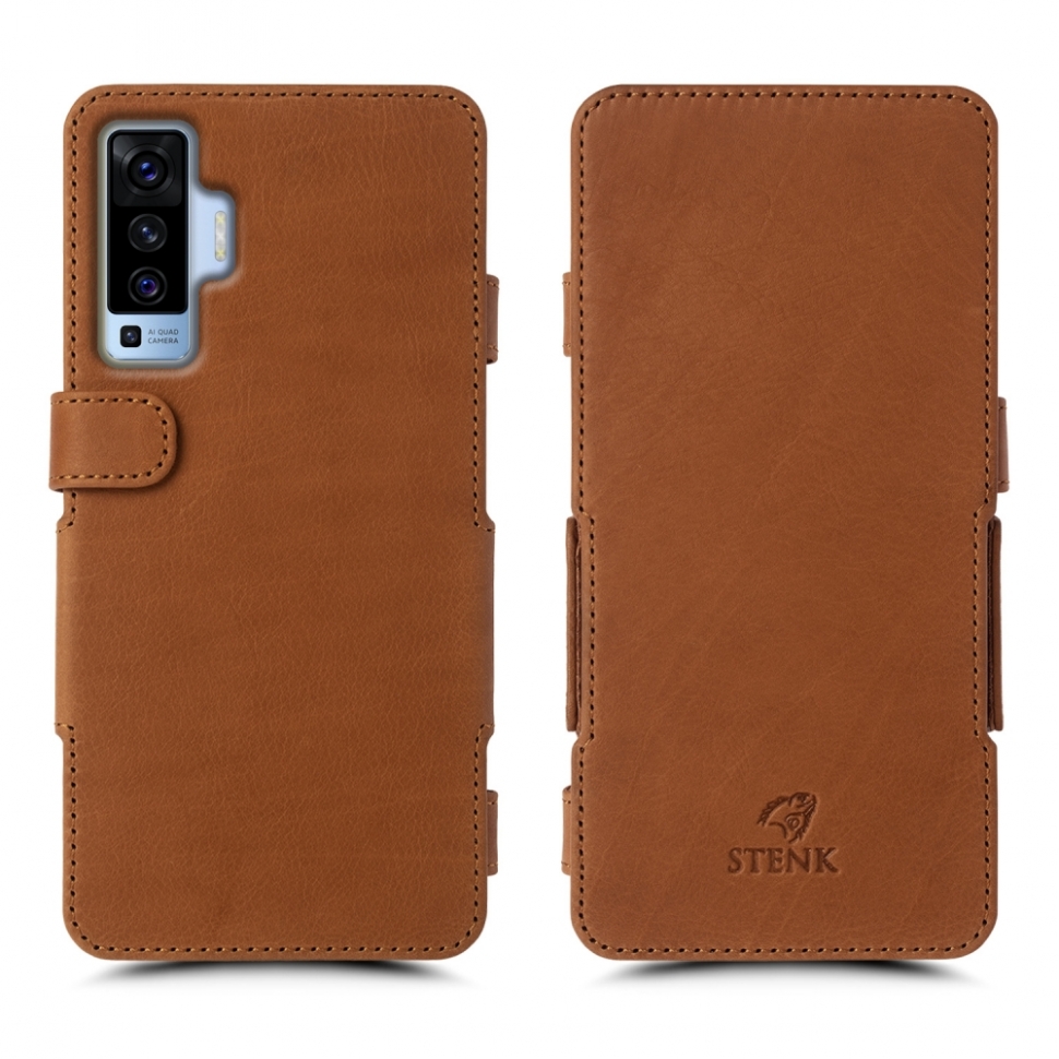 

Чехол книжка Stenk Prime для Vivo X50 Camel
