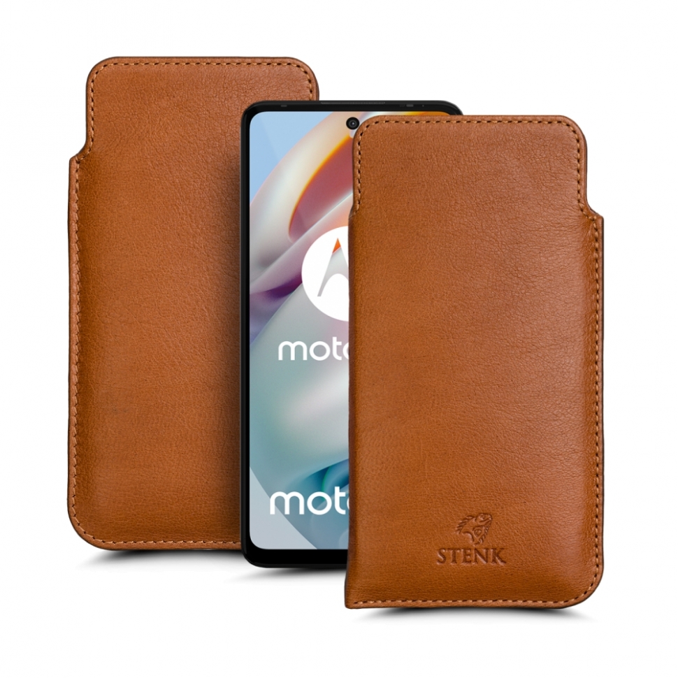 

Футляр Stenk Elegance для Motorola Moto G60 Camel