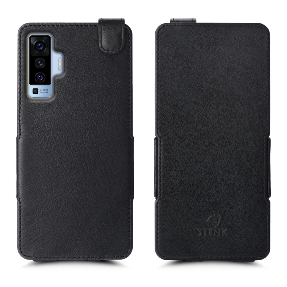 

Чехол флип Stenk Prime для Vivo X50 Чёрный