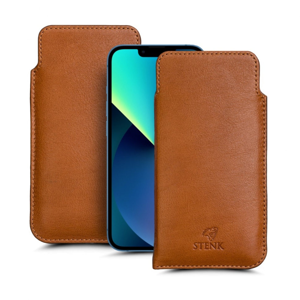 

Футляр Stenk Elegance для Apple iPhone 13 mini Camel
