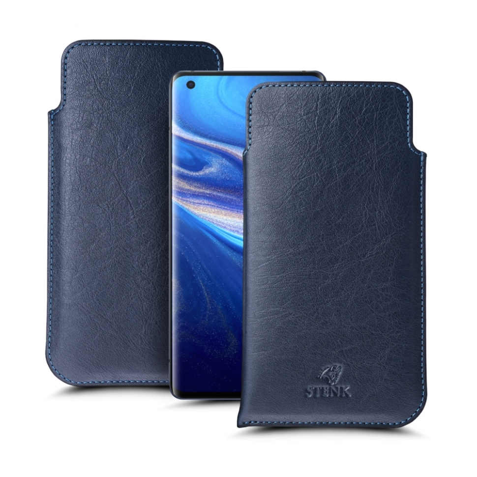 

Футляр Stenk Elegance для Vivo X50 Pro Синий