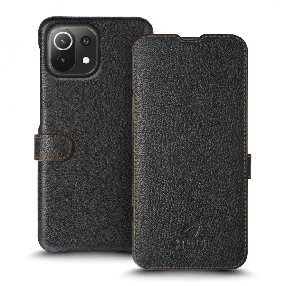 

Чехол книжка Stenk Premium для Xiaomi 11 Lite 5G NE Чёрный