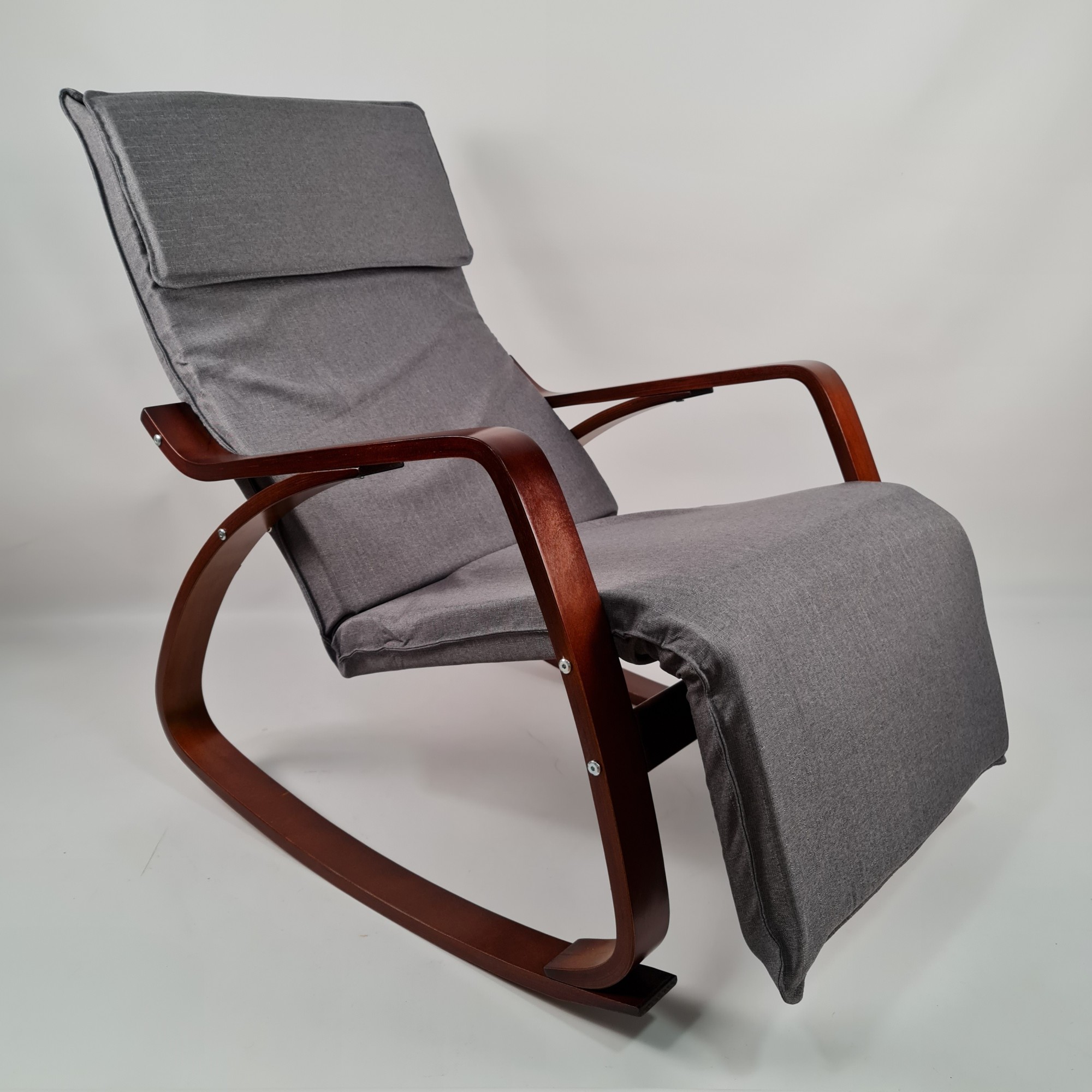 

Кресло качалка Avko ARC001 Walnut Grey