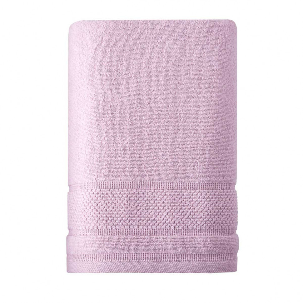

Полотенце Arya Жаккард с окантовкой Poise светло-розовое 70x140