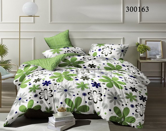 

Постельное белье из сатина Selena Зеленая лужайка 300163 Полуторный