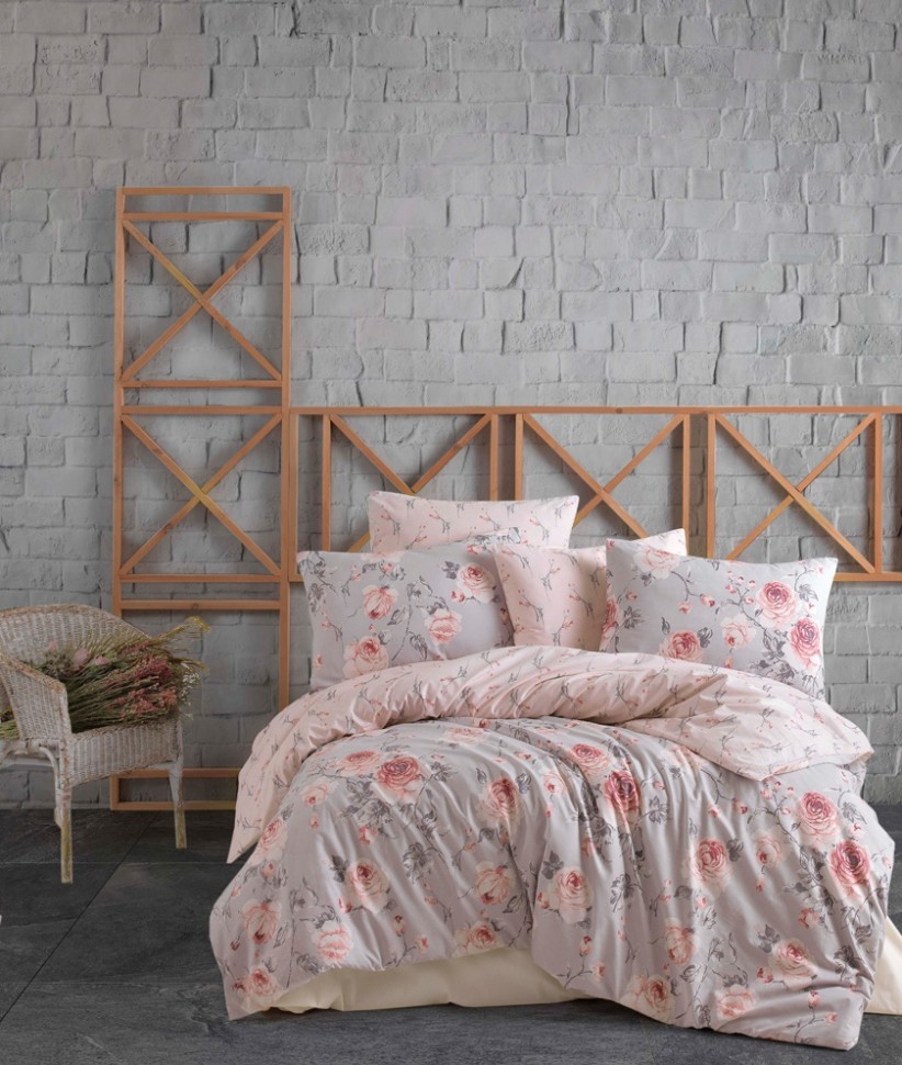 

Комплект постельного белья ранфорс Zugo Home Maison v1 евро ts-02235