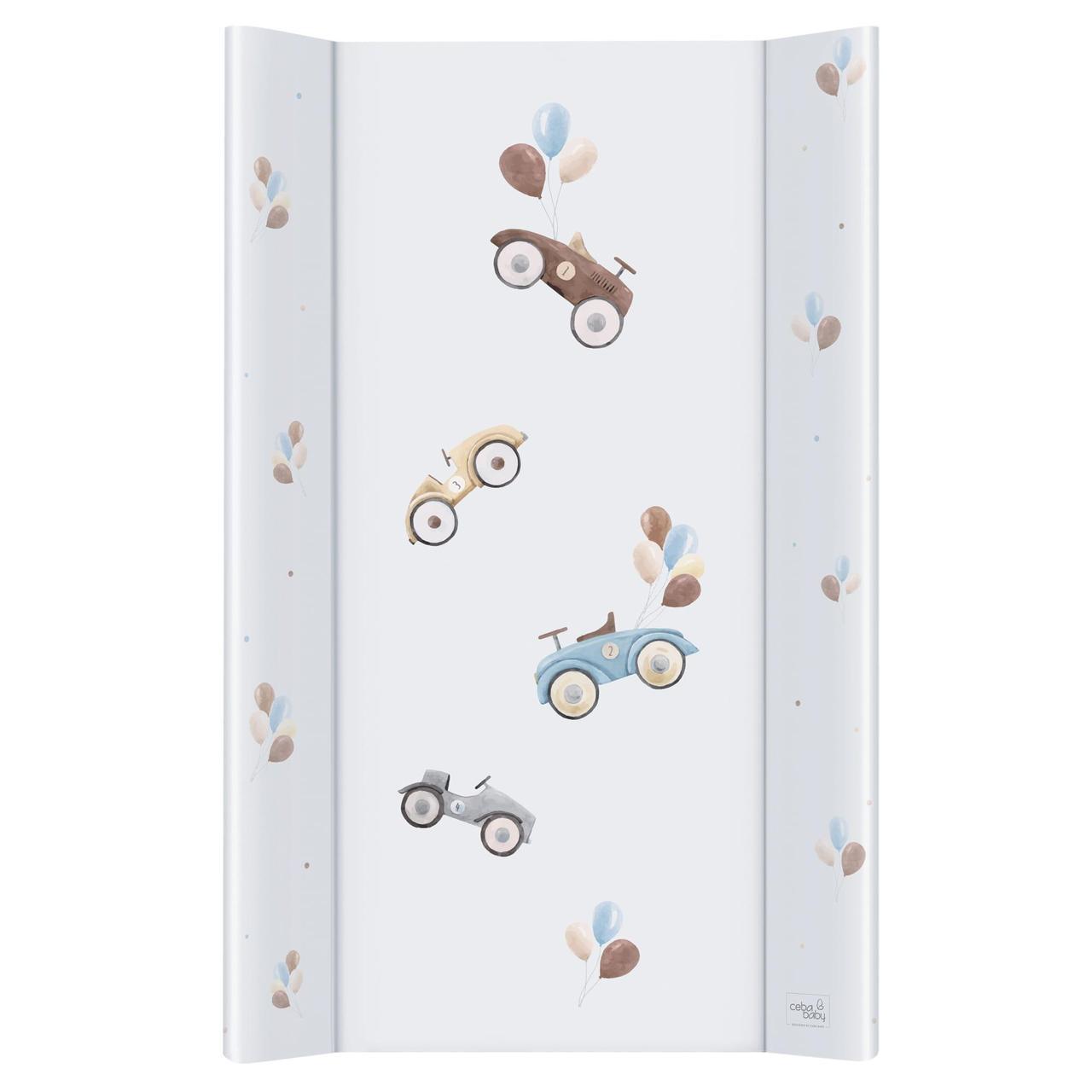 

Детская пеленальная доска с жестким дном на кроватку Cebababy Retro Autumn: Retro Cars, 50х80 см, белый (W-210-000-640)