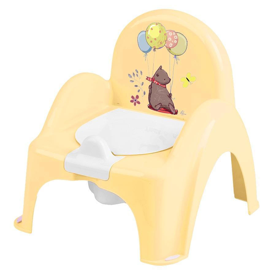 

Детский музыкальный горшок кресло с крышкой Tegababy, желтый (PO-073-109)