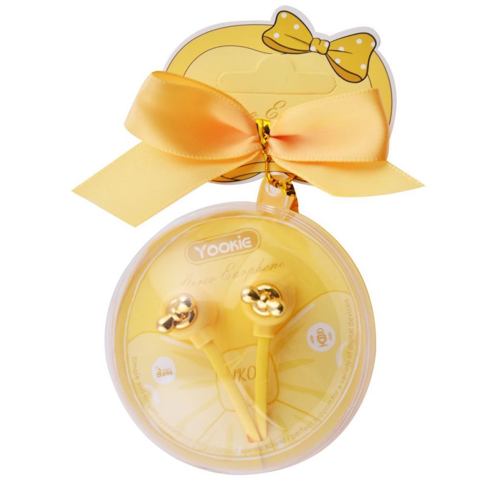 

Наушники Yookie YK04 yellow