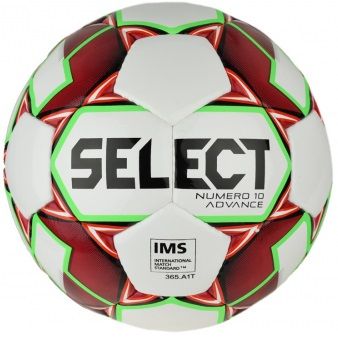 

Футбольный мяч Select NUMERO 10 ADVANCE бело-красный 367503-332 Размер 4