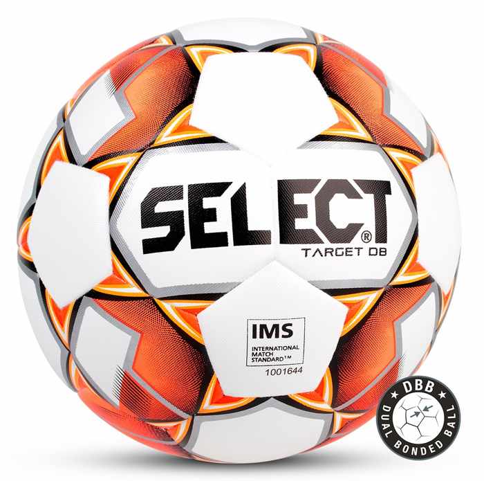 

Футбольный мяч Select TARGET DB бело-красный 044512-013 Размер 5