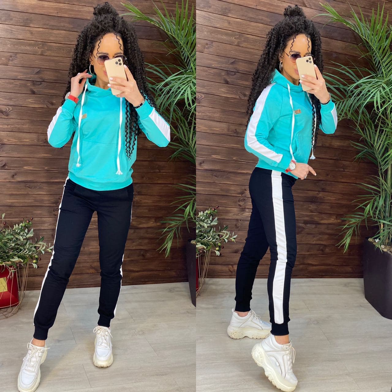 

Fashions • Женский спортивный костюм Аливна Fashions XXL голубой (№1123тк)