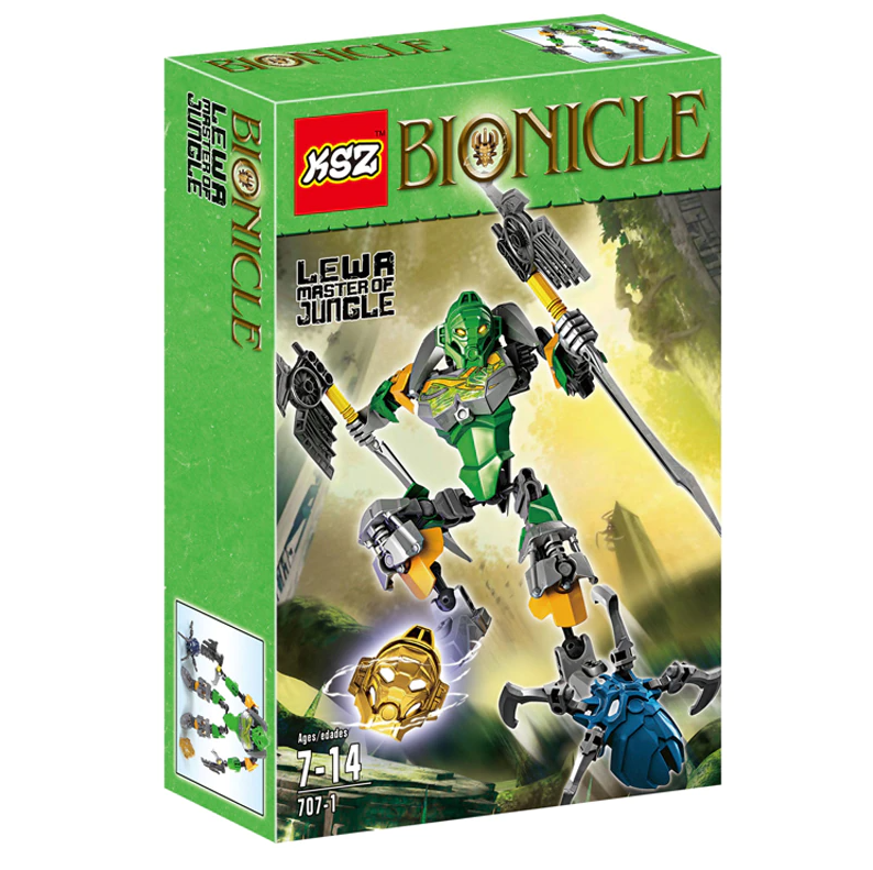 

Детский игровой конструктор с Роботами Bionicle Master of Jungle Lewa