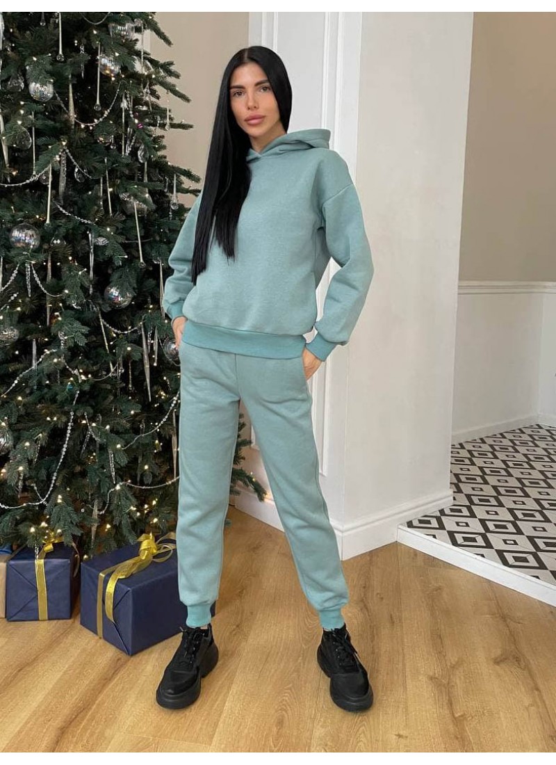 

Костюм трикотажный на флисе осень-зима 2021 Best Q Modern Boutique фисташковый,  СК026, Костюм трикотажный на флисе осень-зима 2021 Best Q Modern Boutique фисташковый, S СК026