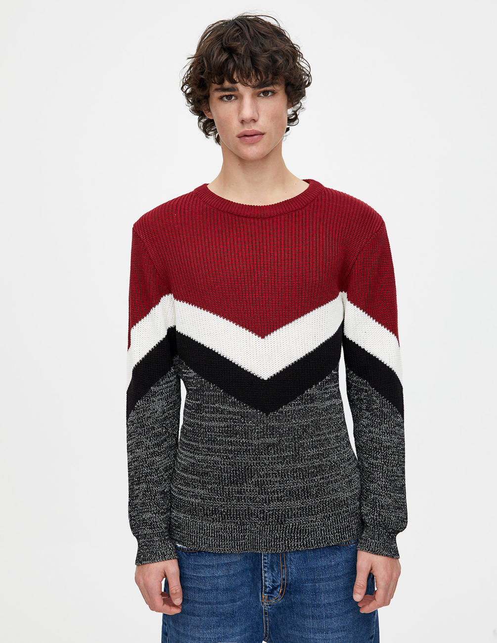 

Свитер PULL & BEAR М0116065 (5558/702/600) цвет бордовый-серый, Свитер PULL & BEAR М0116065 (5558/702/600) цвет бордовый-серый M