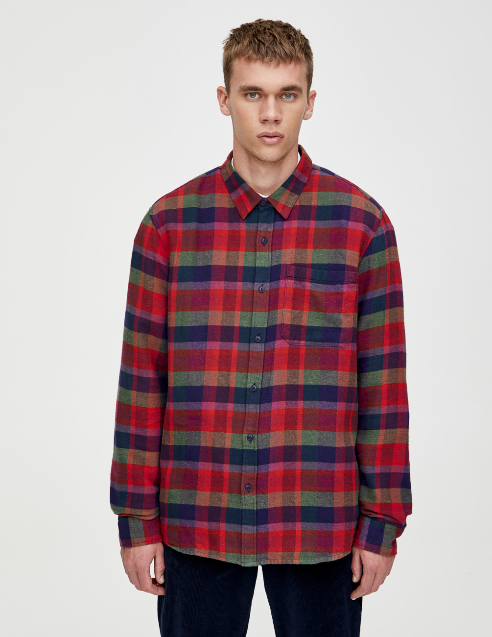 

Рубашка д/р PULL & BEAR М0116205 (5474/521/500) цвет бордовый, Рубашка д/р PULL & BEAR М0116205 (5474/521/500) цвет бордовый S