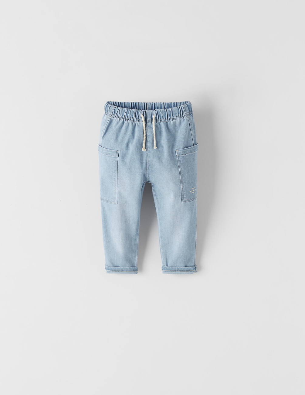 

Джинсы Zara ДМ005383 (8614/513/406) цвет голубой 80