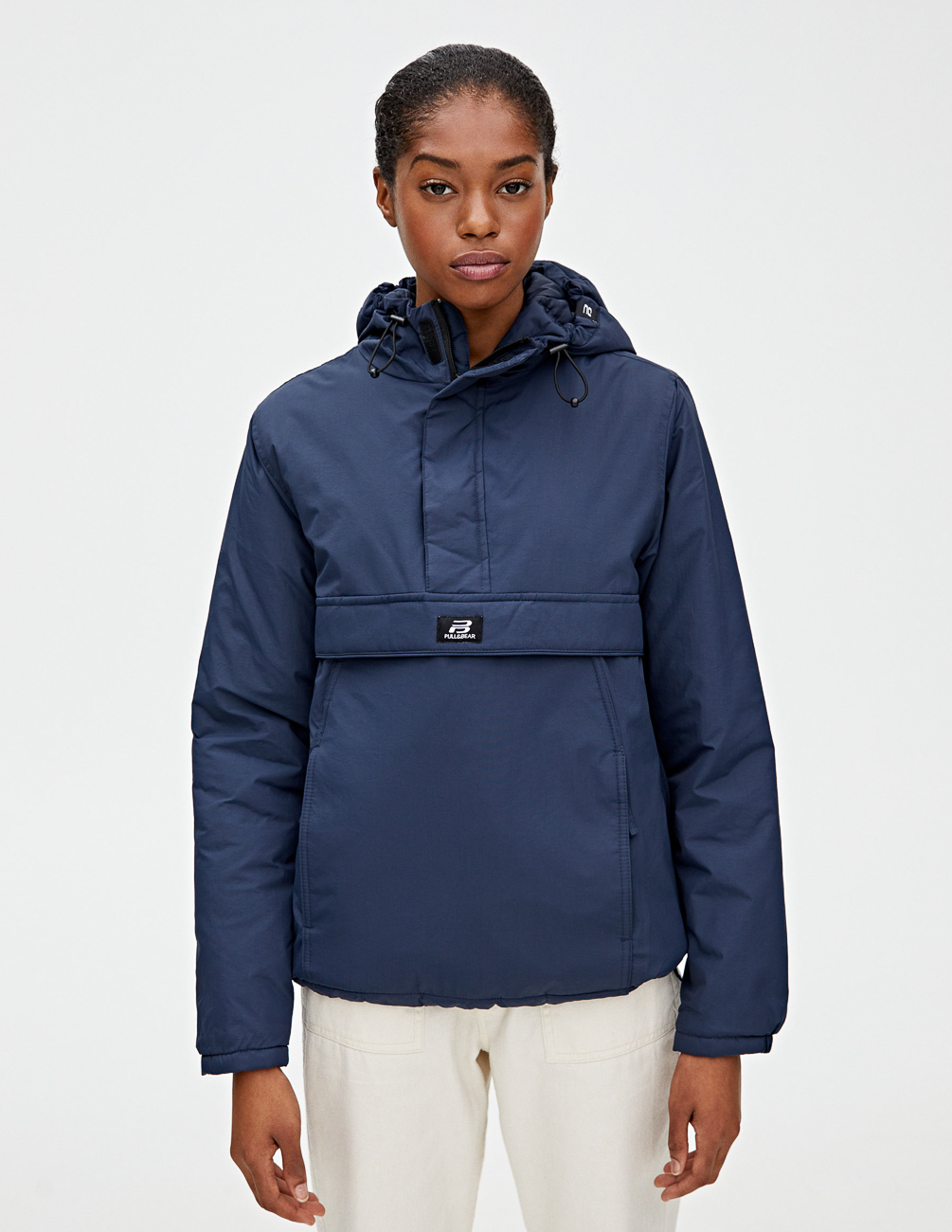 

Анорак PULL & BEAR Ж1078163 (9714/303/401) цвет синий XS