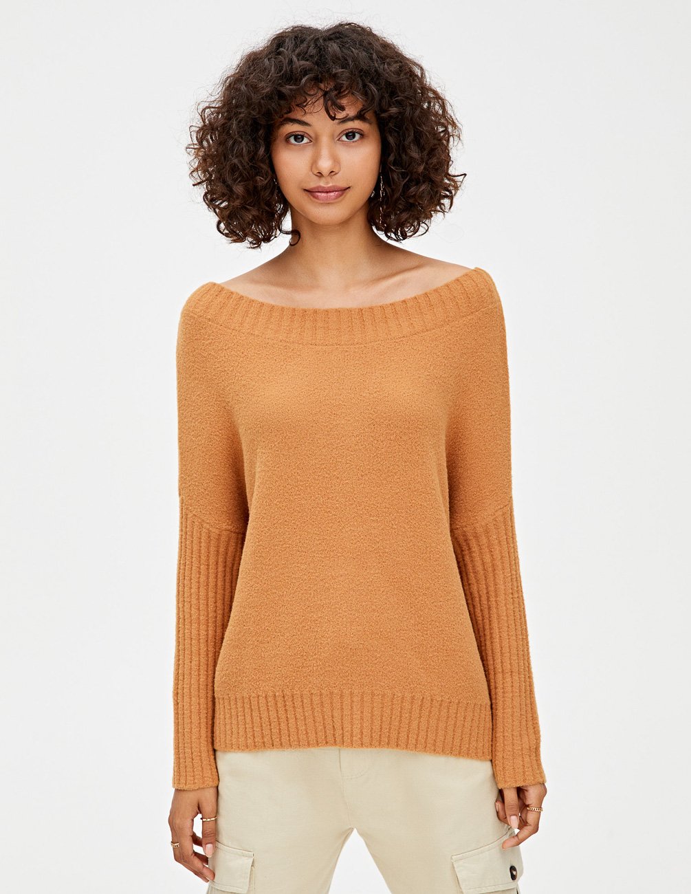 

Свитер PULL & BEAR Ж1078050 (9558/342/705) цвет коричневый M