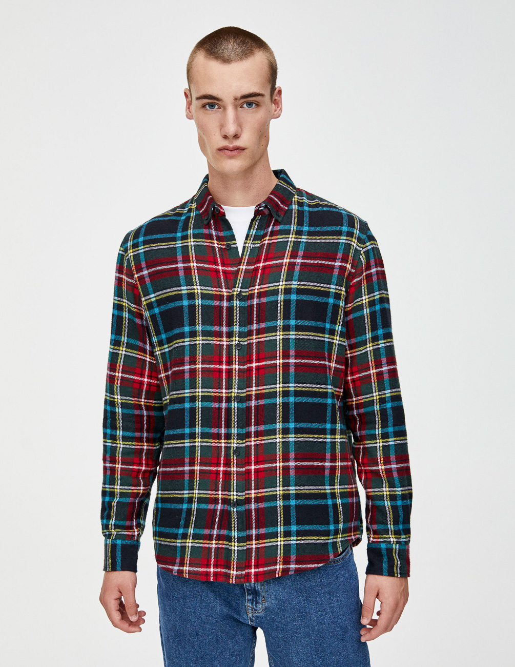 

Рубашка д/р PULL & BEAR М0116181 (9474/536/600) цвет разноцветный, Рубашка д/р PULL & BEAR М0116181 (9474/536/600) цвет разноцветный S