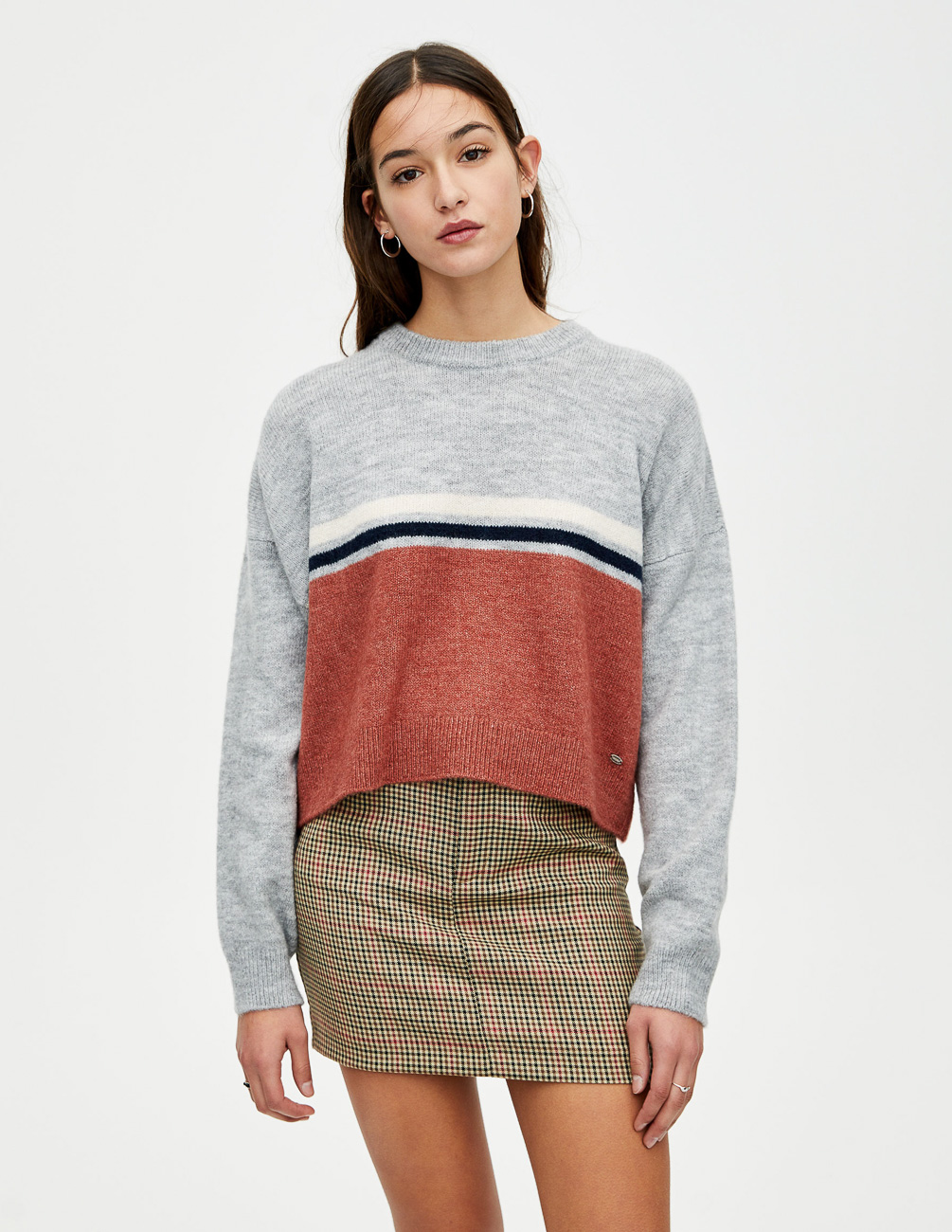 

Свитер PULL & BEAR Ж1077883 (5558/318/618) цвет серый, Свитер PULL & BEAR Ж1077883 (5558/318/618) цвет серый S