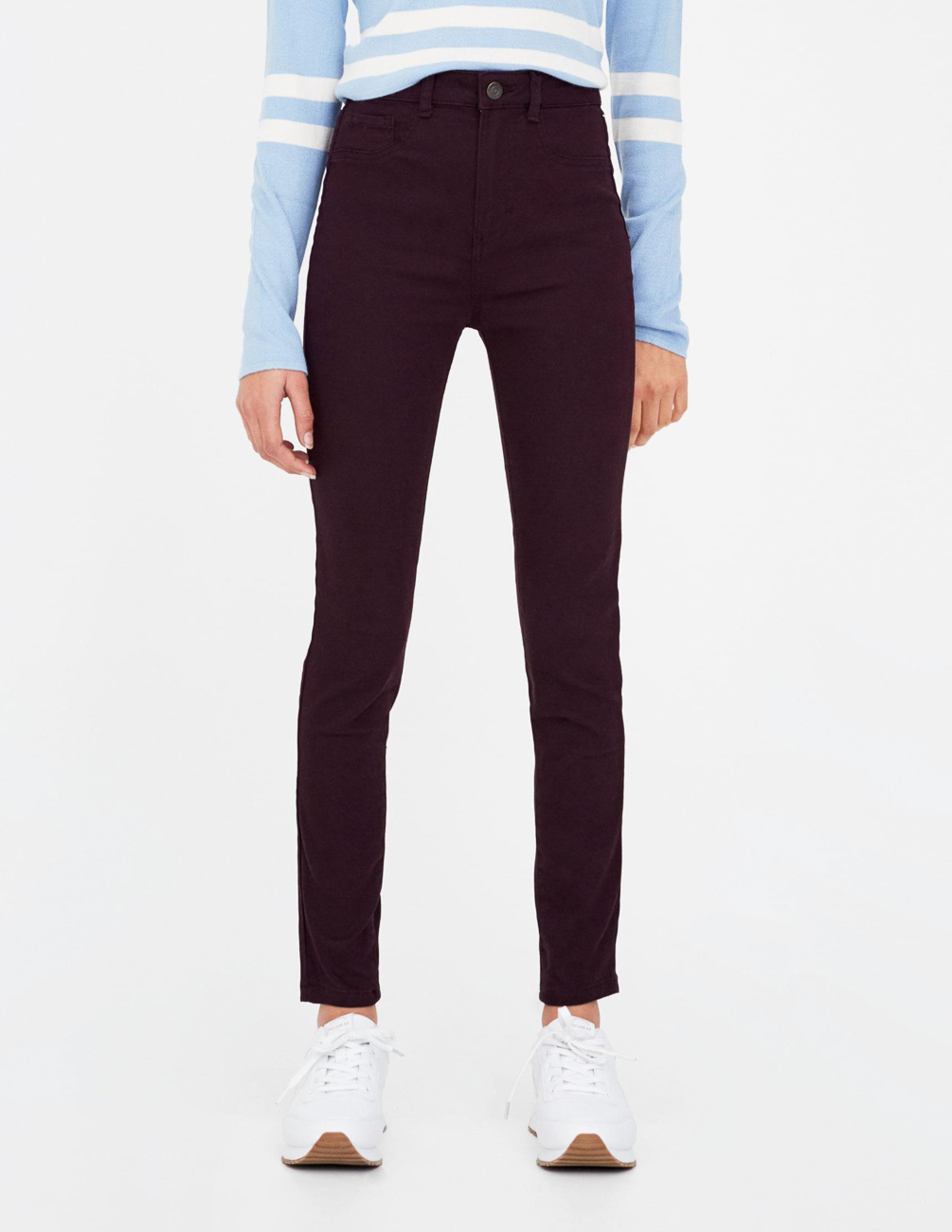 

Брюки PULL & BEAR Ж1077877 (9681/351/606) цвет бордовый, Брюки PULL & BEAR Ж1077877 (9681/351/606) цвет бордовый XS