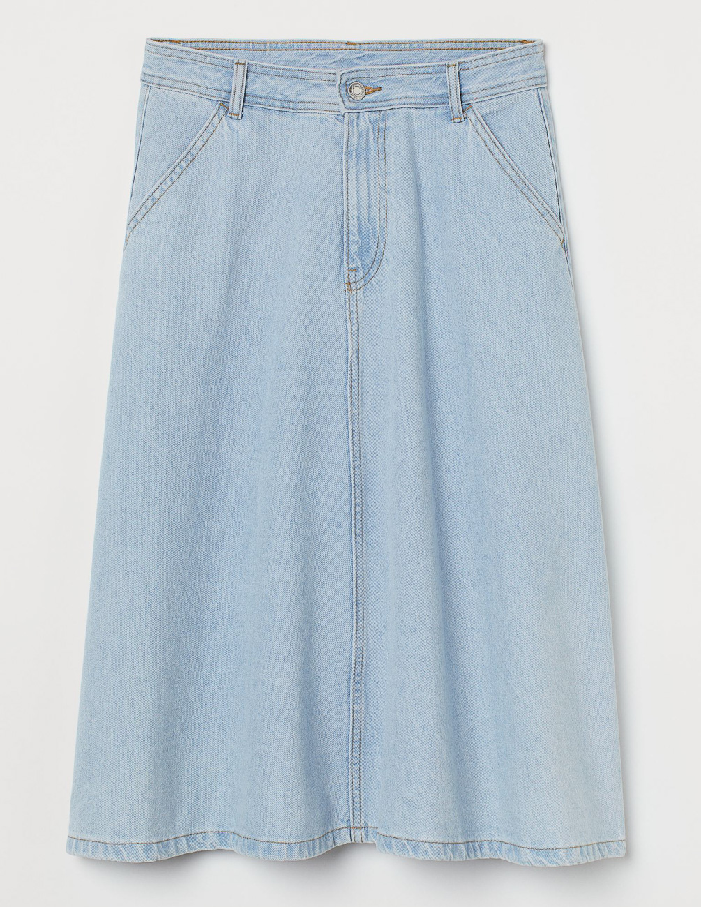 

Юбка H&M Ж1079472 цвет голубой XXL