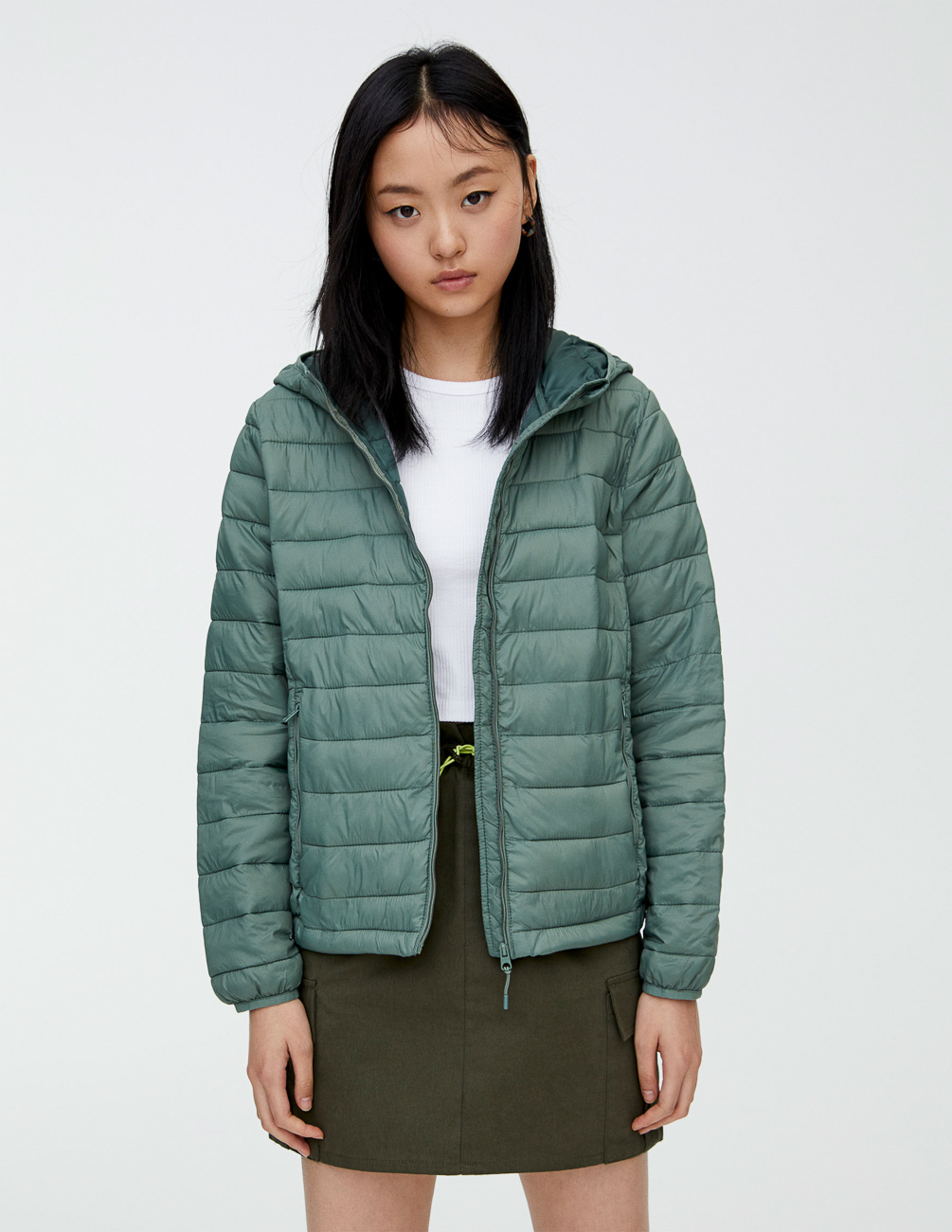 

Куртка PULL & BEAR Ж1078013 (9714/333/505) цвет зеленый, Куртка PULL & BEAR Ж1078013 (9714/333/505) цвет зеленый XS