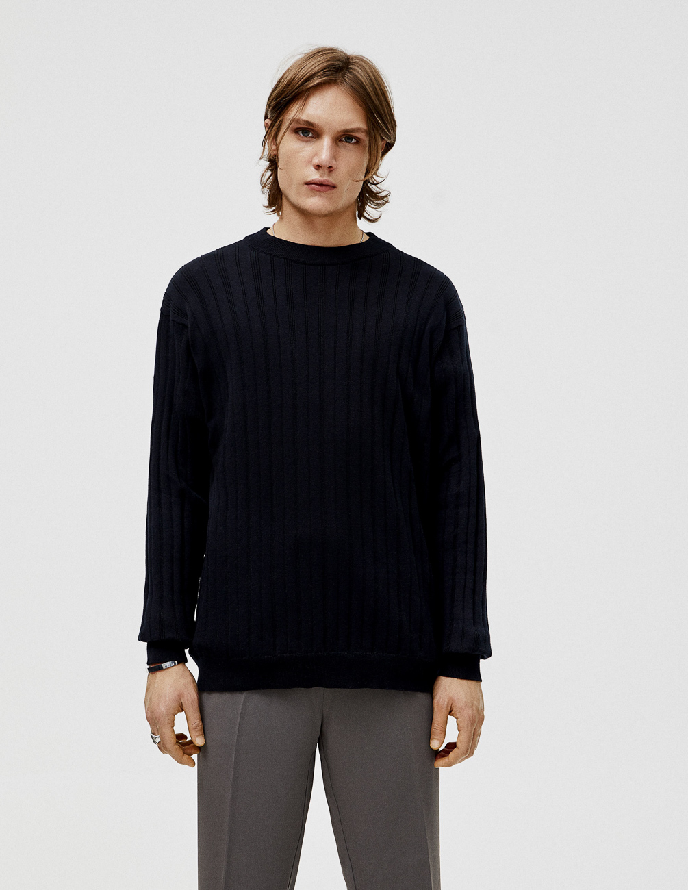 

Свитер PULL & BEAR М0116070 (5553/509/800) цвет черный, Свитер PULL & BEAR М0116070 (5553/509/800) цвет черный XS