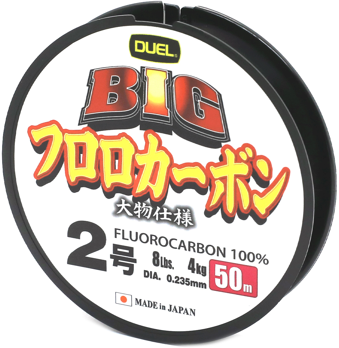 

Флюорокарбон Duel Big Fluorocarbon 100% 50 м 0.235 мм 4 кг #2 Прозрачный (H3824)