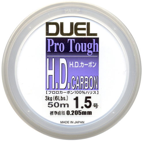 

Флюорокарбон Duel HD Carbon 50 м 0.205 мм 3 кг #1.5 Прозрачный (H809)