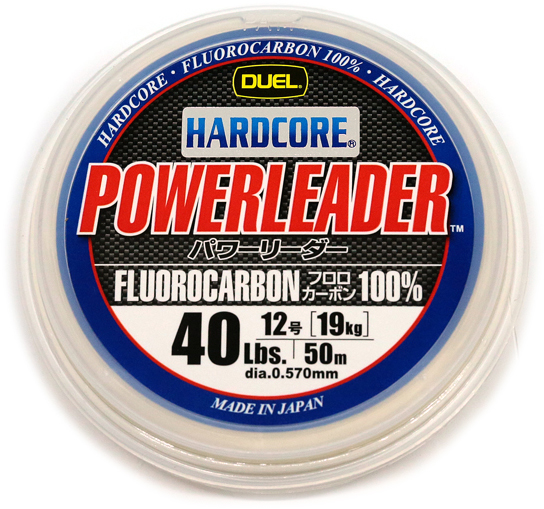 

Флюорокарбон Duel Hardcore Power Leader 50 м 0.570 мм 19 кг Прозрачный (H3343)