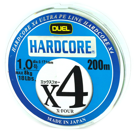 

Шнур Duel Hardcore X4 200 м 0.171 мм 8 кг #1.0 Multicolor (H3247)