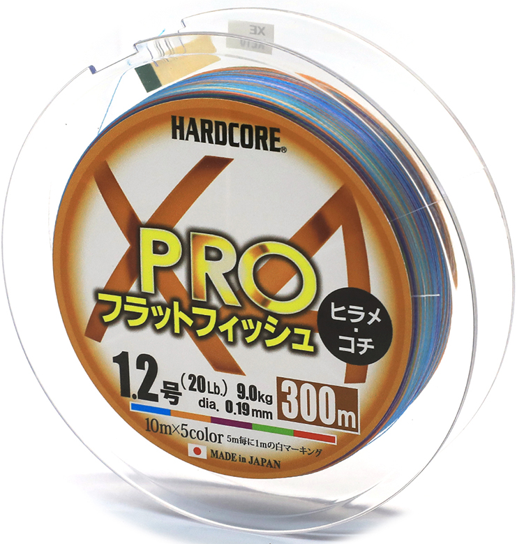 

Шнур Duel Hardcore X4 PRO 300 м 0.19 мм 9 кг #1.2 Multicolor (H3929)