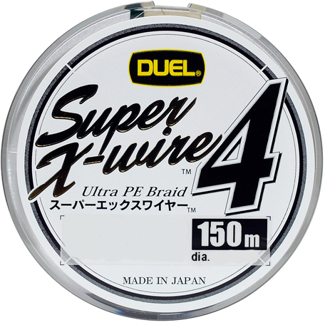 

Шнур Duel Super X-Wire 4 150 м 0.19 мм 9 кг #1.2 Silver (H3582-S)