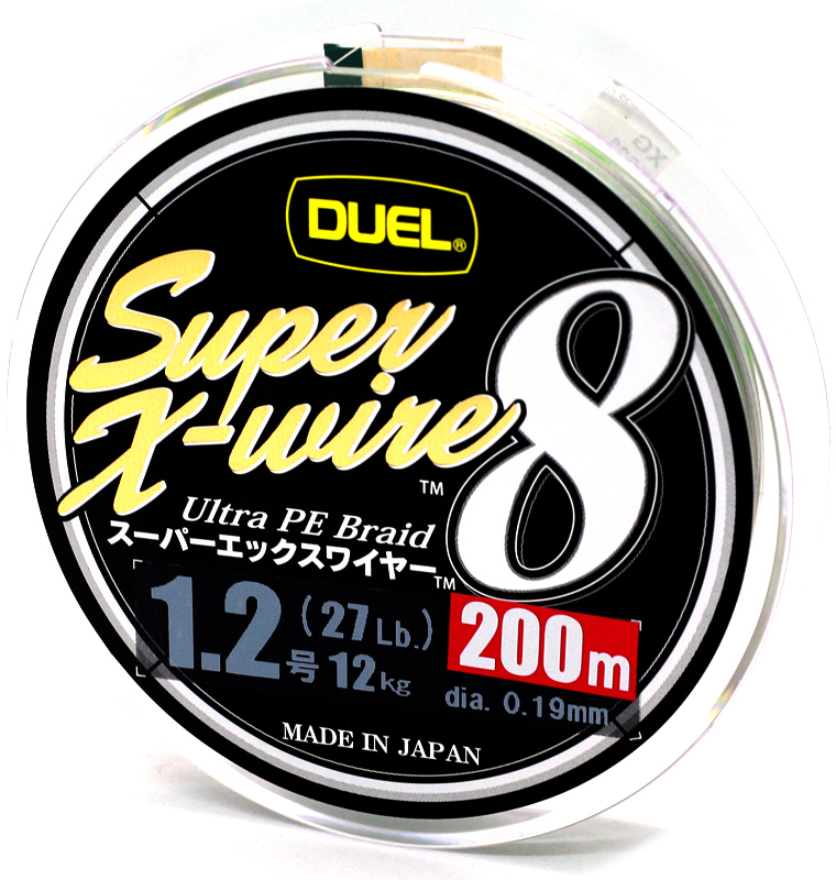 

Шнур Duel Super X-Wire 8 200 м 0.19 мм 12 кг #1.2 Multicolor (H3609)