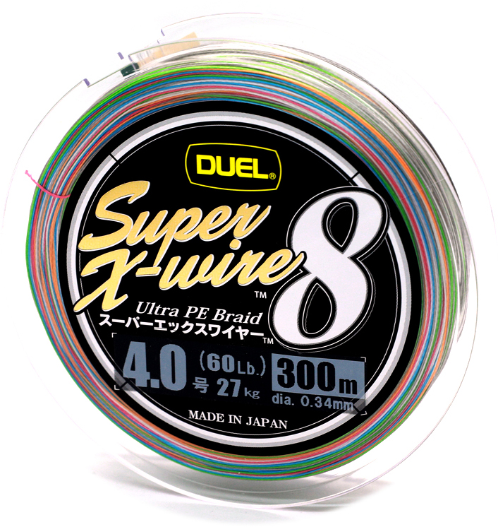 

Шнур Duel Super X-Wire 8 300 м 0.34 мм 27 кг #4.0 Multicolor (H3623)