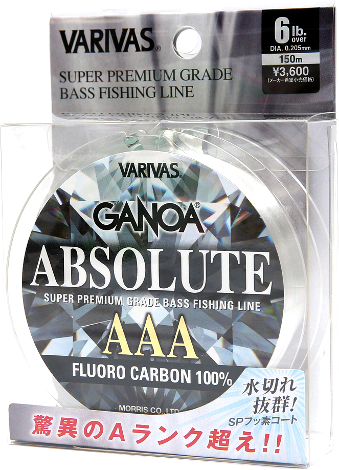 

Флюорокарбон Varivas Ganoa Absolute 150 м 6 Lb 0.205 мм Прозрачный (РБ-698133)