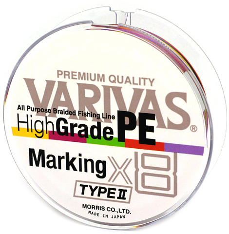 

Шнур Varivas High Grade PE Marking TYPE II X8 150 м #0.6 Multicolor (13351)