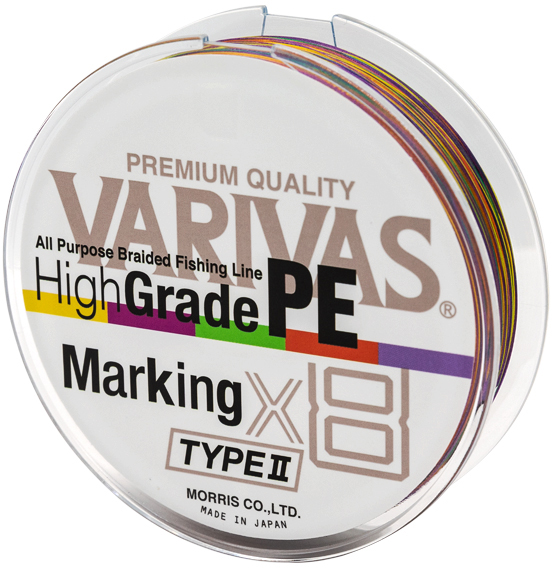 

Шнур Varivas High Grade PE Marking TYPE II X8 200 м #1.5 Multicolor (VA 13365)