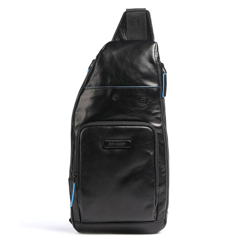 

Городской монорюкзак Piquadro B2 Revamp Black с RFID защитой