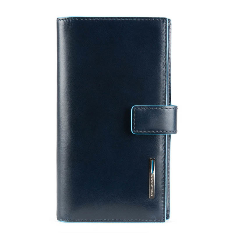 

Портмоне Piquadro Blue Square Navy Blue с отдел для смартфона с RFID защитой